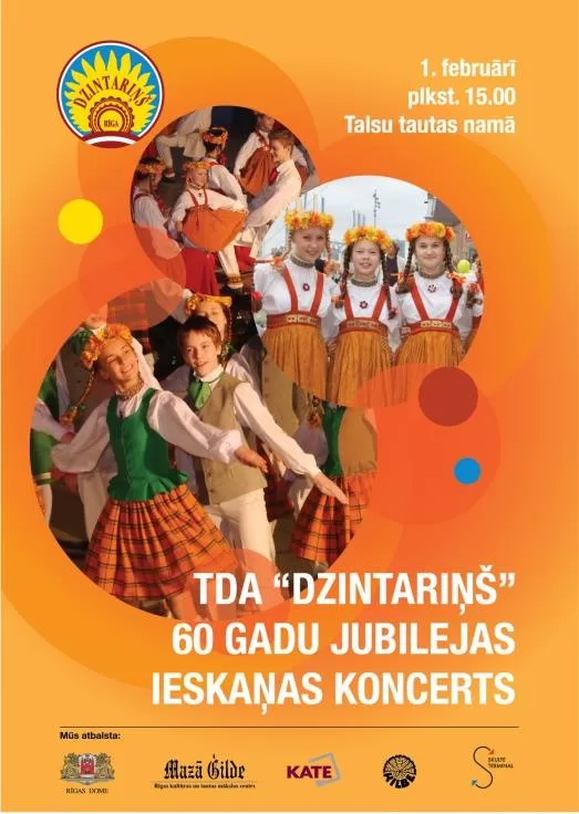 TDA Dzintariņš 60 gadu jubilejas ieskaņas koncerts Talsos